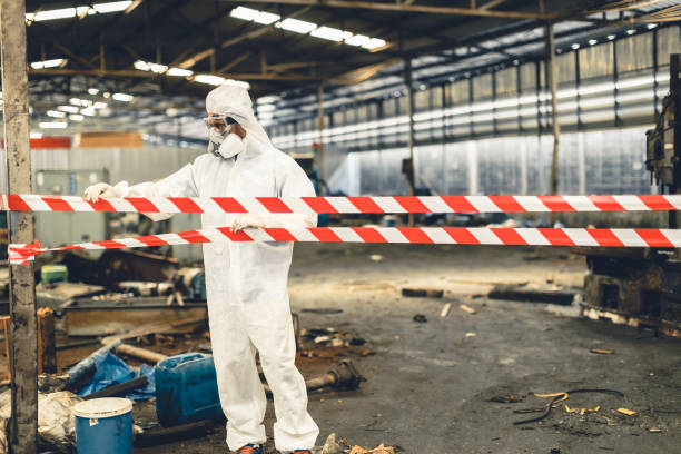 Professional Drug Lab Cleanup technician working in Lowell, AR